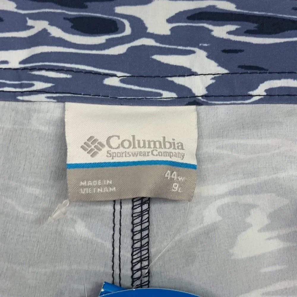 Columbia Men's‎ Board Shorts Camouflage Water PFG Offshore II Size 44 NWT